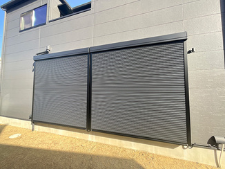 エクステリアリフォーム 防犯性を高め、安心して暮らせる電動シャッター