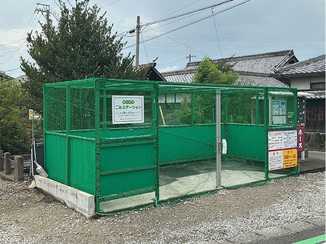 外構工事その他 防鳥・防獣対策と使いやすさを両立したゴミ集積場